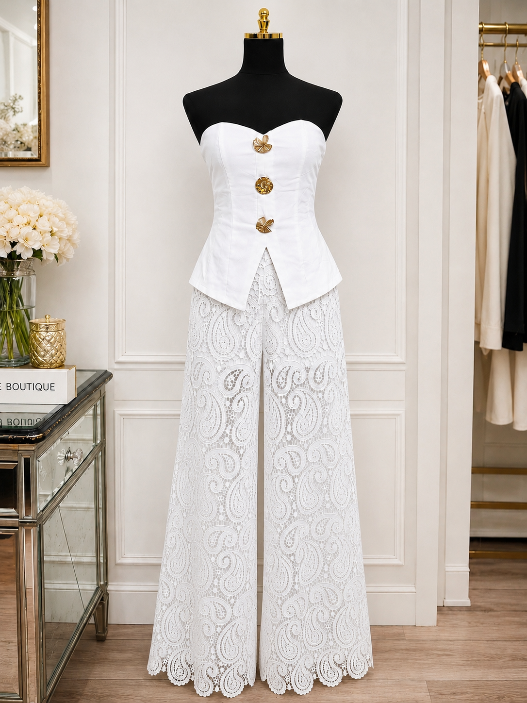 Amalfi Lace Elegant Jumpsuit