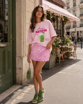 Pink Matcha Graphic Tee