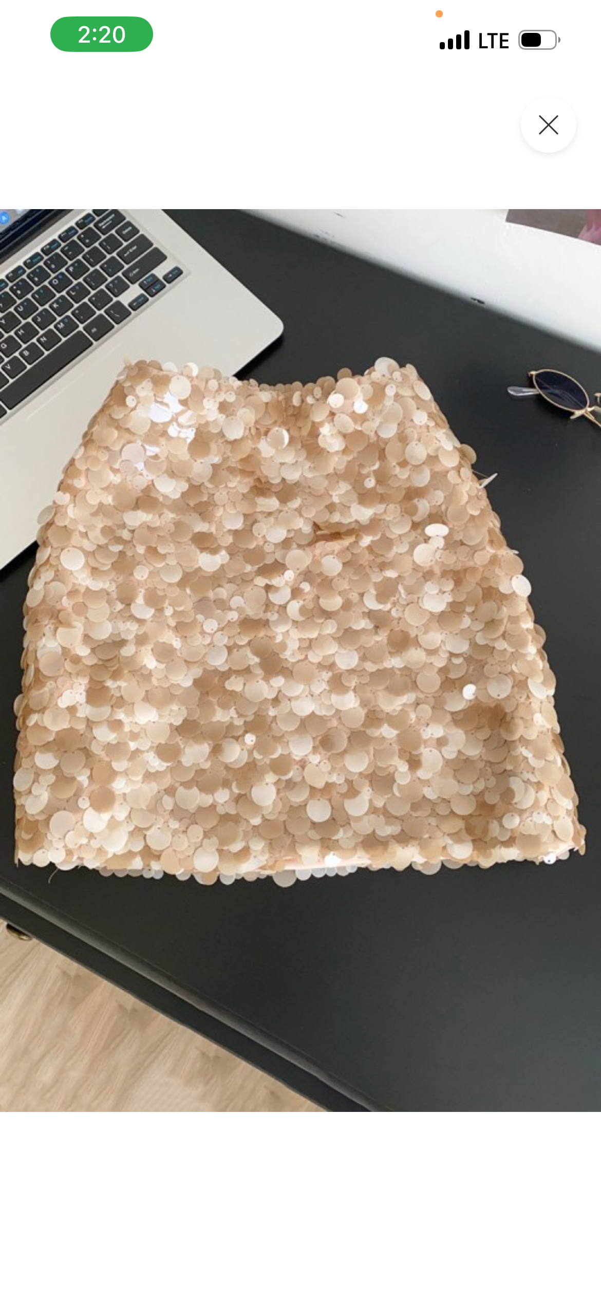 Sparkle Sequin Mini Skirt