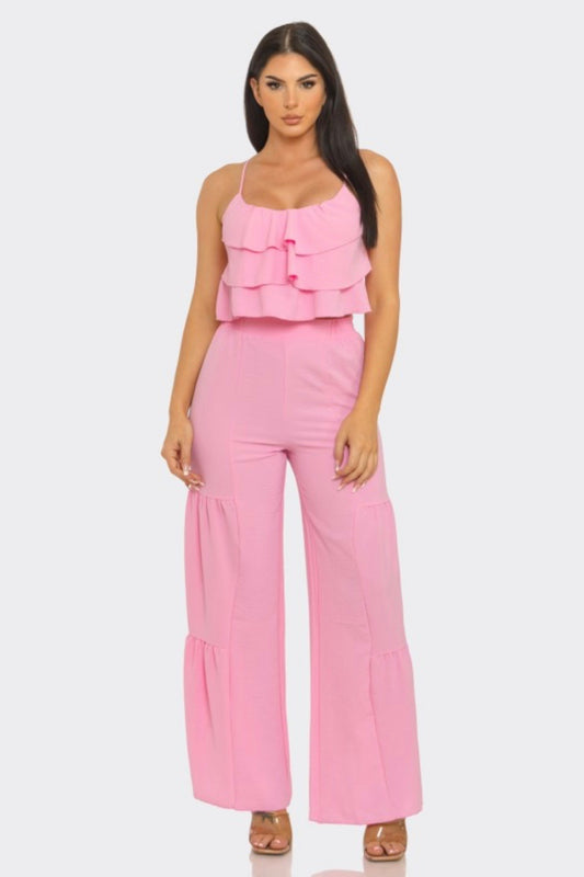 Bella Ruffle Two-Piece Set