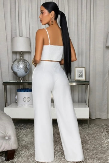Chic Two-Piece Wide Leg Set